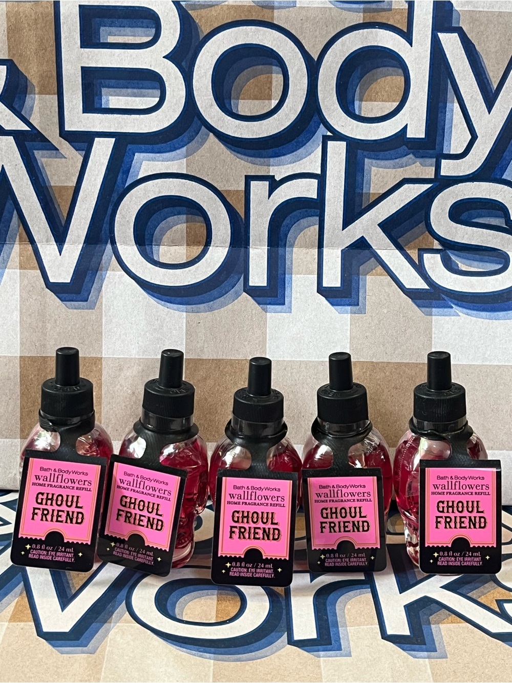 Bath & Body Works Wallflowers Refill - Ghoul Friend - Pink (Pack of 5)